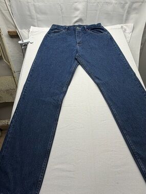 Wrangler Relaxed Fit Dark Blue Denim Jeans